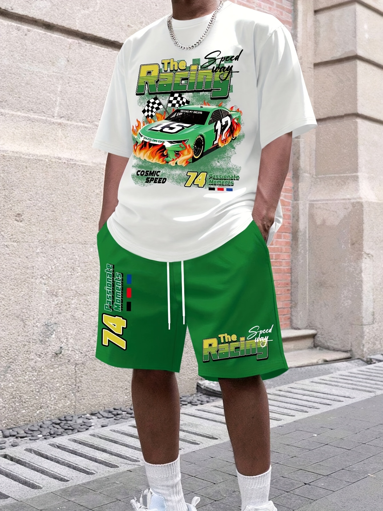 Street Fashion Style - 2026 Summer New Men's Short-Sleeved Set