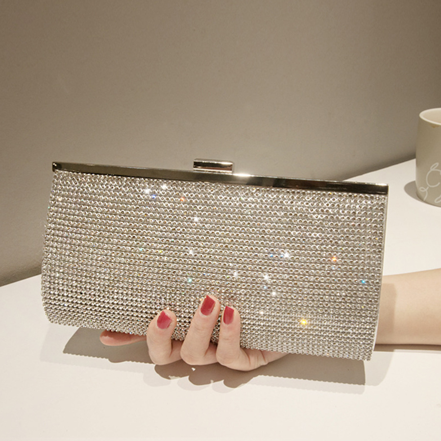 Chain Women Evening Bag Clip S - Street Fashion Photo reseña y precio