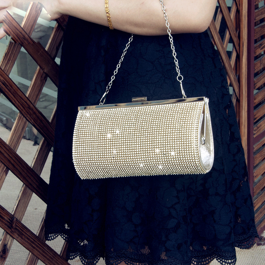 Chain Women Evening Bag Clip S - Street Fashion Photo reseña y precio