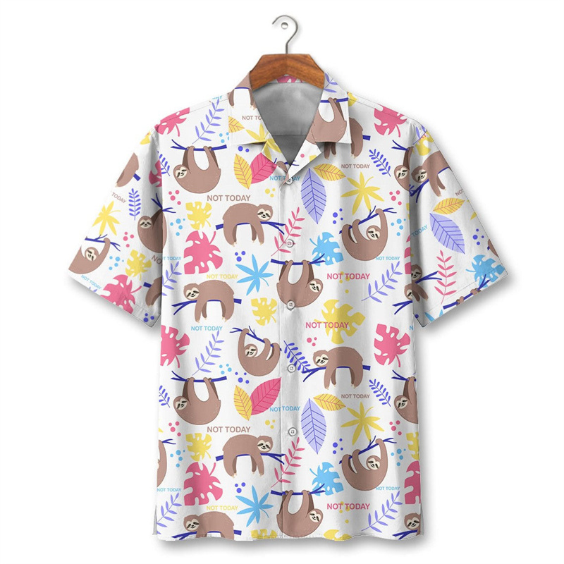 Australia Sloth Hawaiian Shirt - Street Fashion Australia reseña y precio