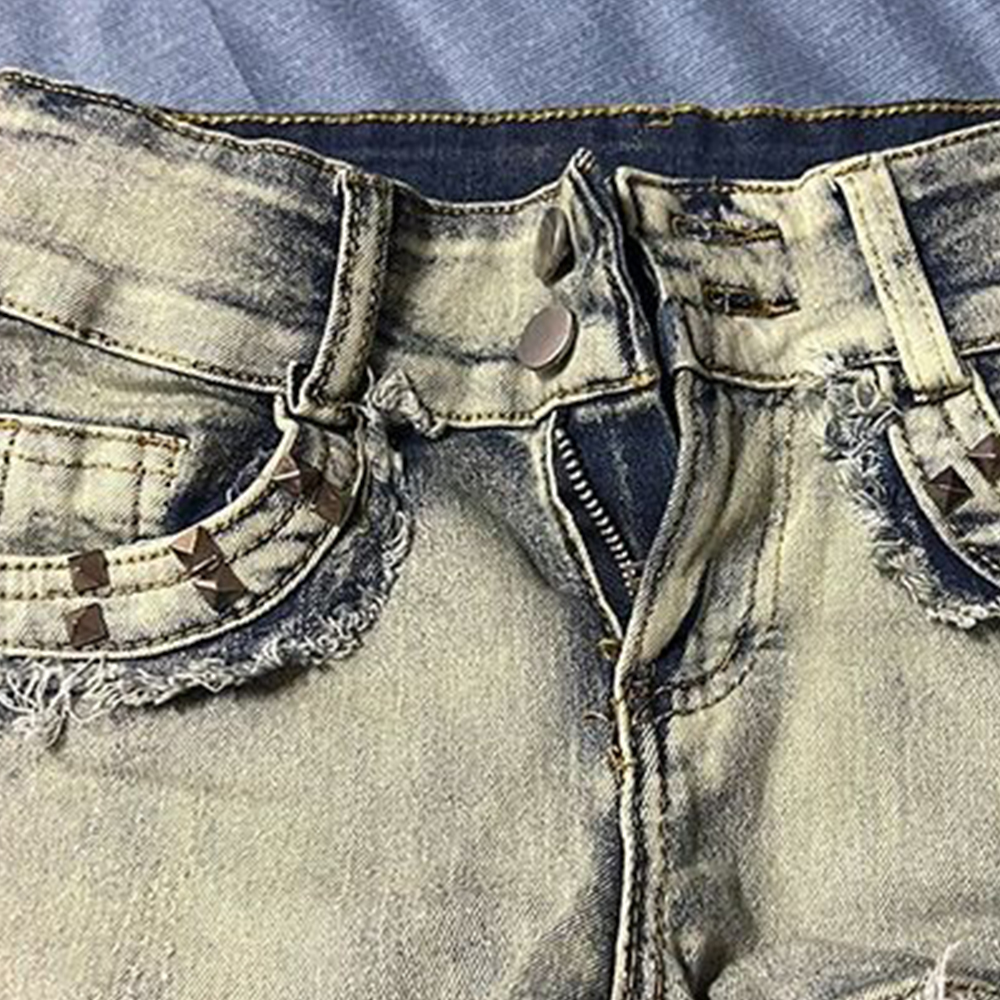Retroy2K American Rivet Shorts - Street Fashion Girl reseña y precio