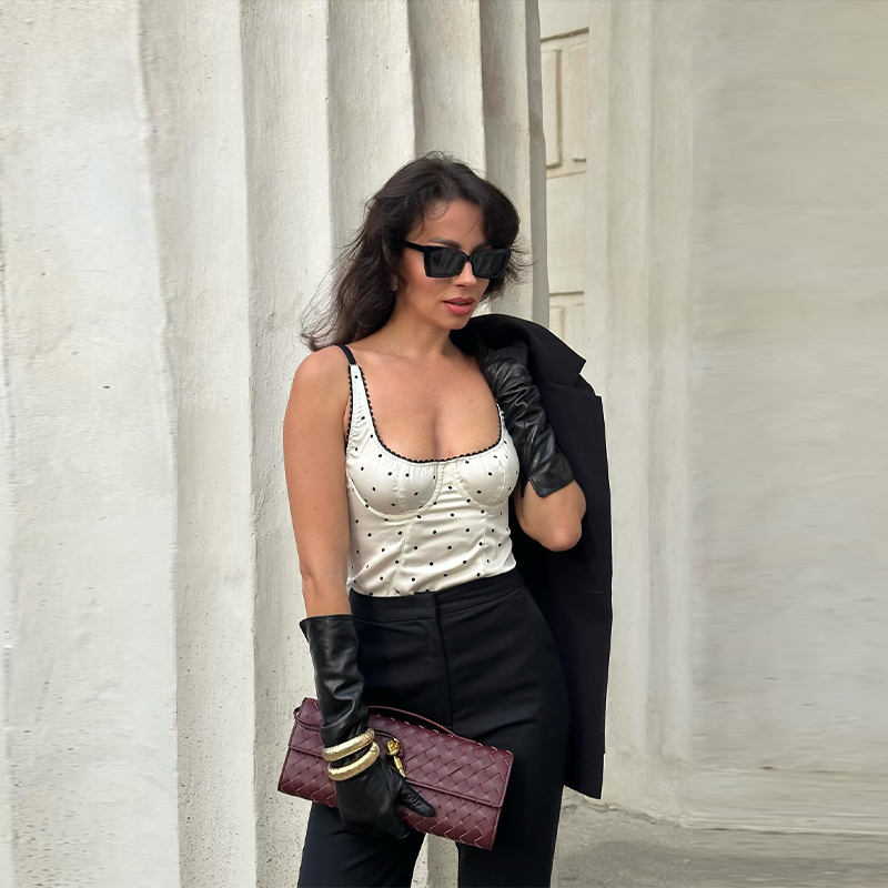 Chic New Strap Sleeveless Dot  - Street Fashion Winter 2026 reseña y precio