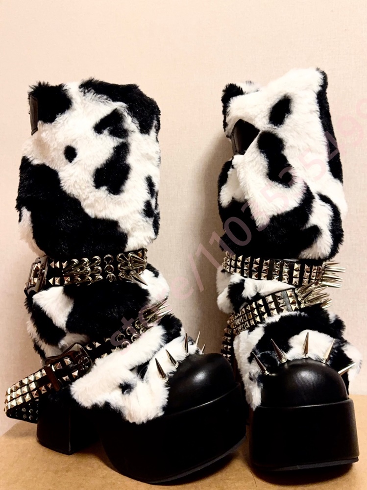 Winter Platform Cow Print Plus - Street Fashion Winter 2026 reseña y precio