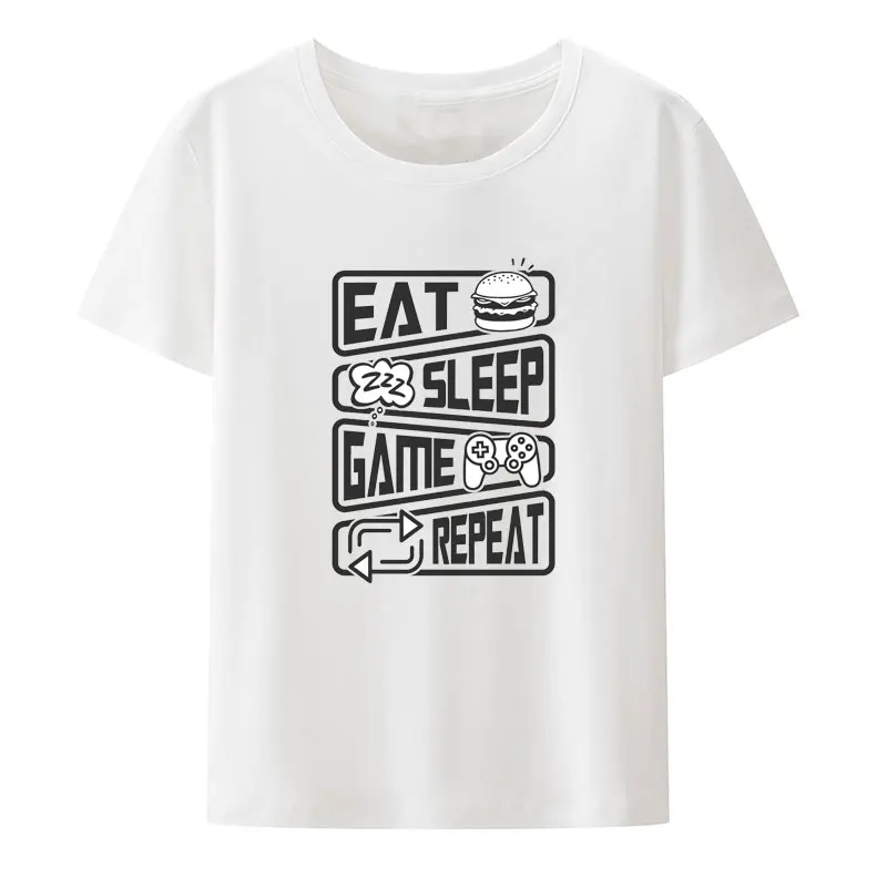 Funny Gaming Quotes Eat Sleep  - Street Style Fashion Quotes reseña y precio