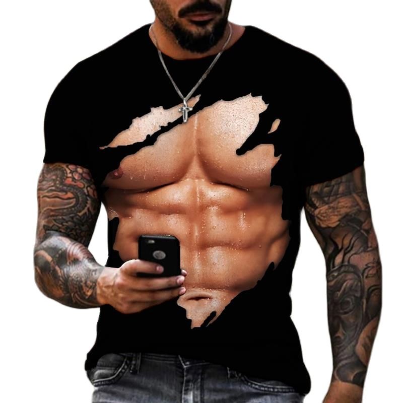 Summer Fashion Men's 3D Printe - Street Fashion For Short Guys reseña y precio
