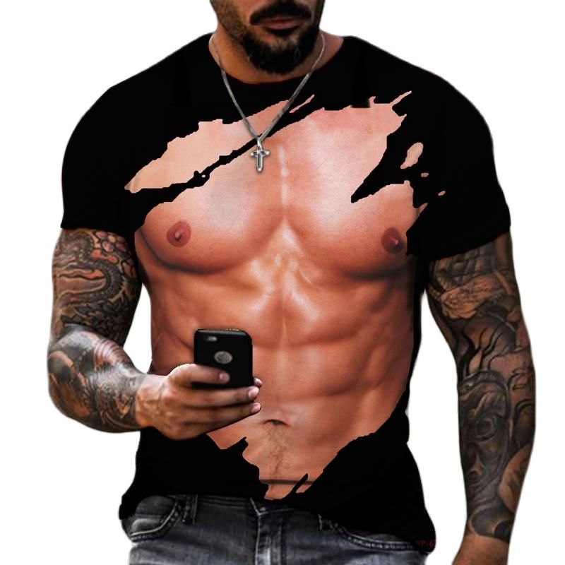 Summer Fashion Men's 3D Printe - Street Fashion For Short Guys reseña y precio