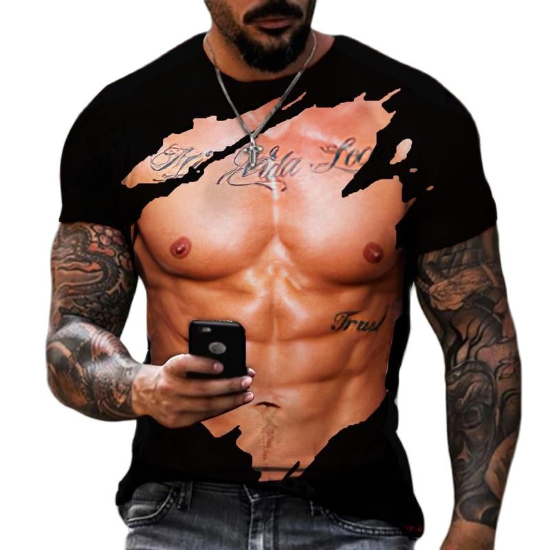 Summer Fashion Men's 3D Printe - Street Fashion For Short Guys reseña y precio