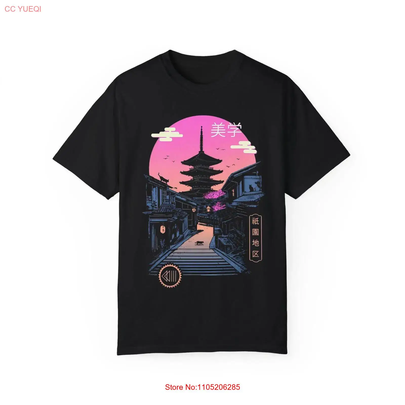 Neon Japan Street T Shirt Kyot - Street Fashion Kyoto reseña y precio