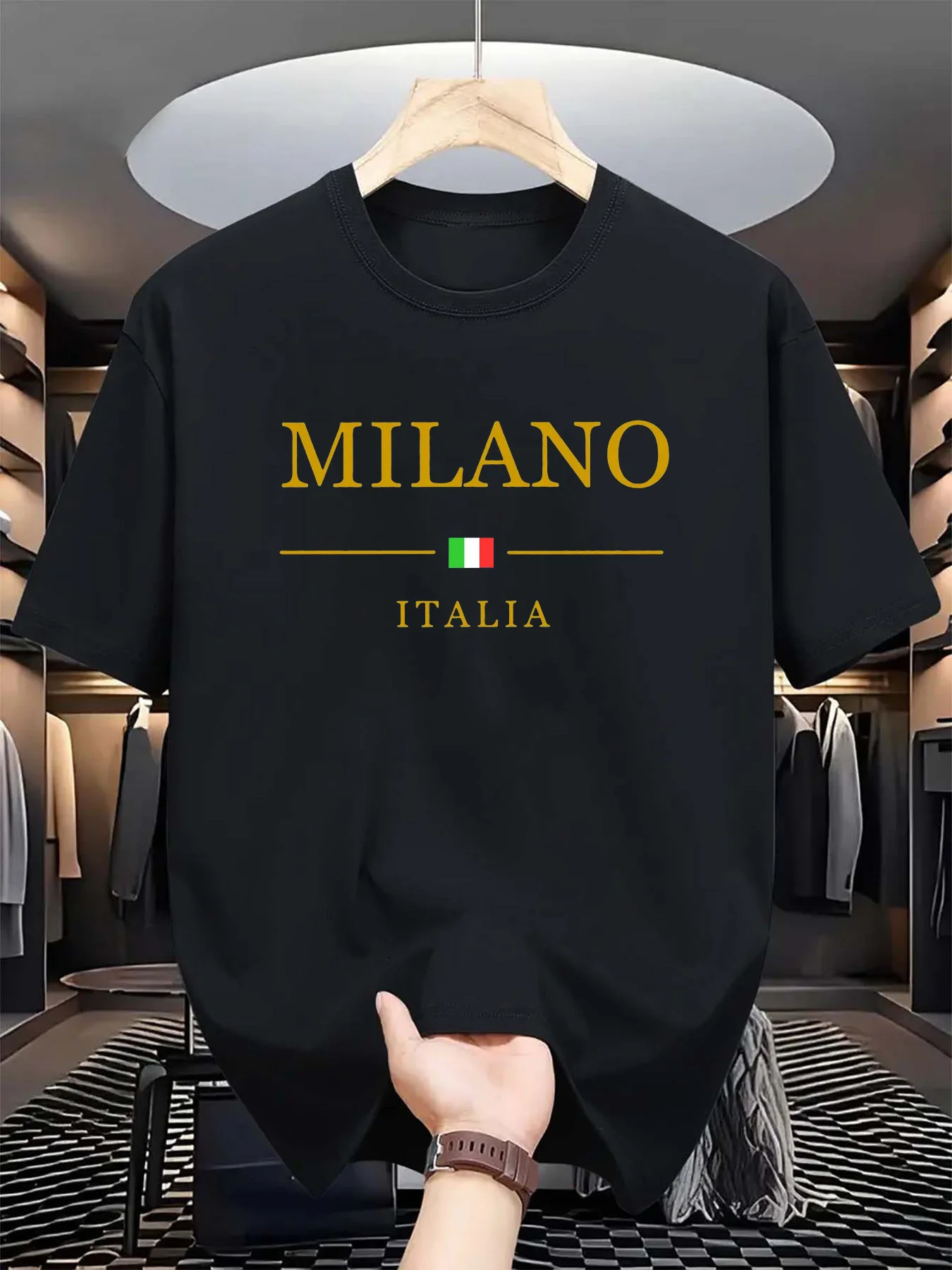 Men's summer 3d printed T-shir - Street Fashion Of Milan reseña y precio
