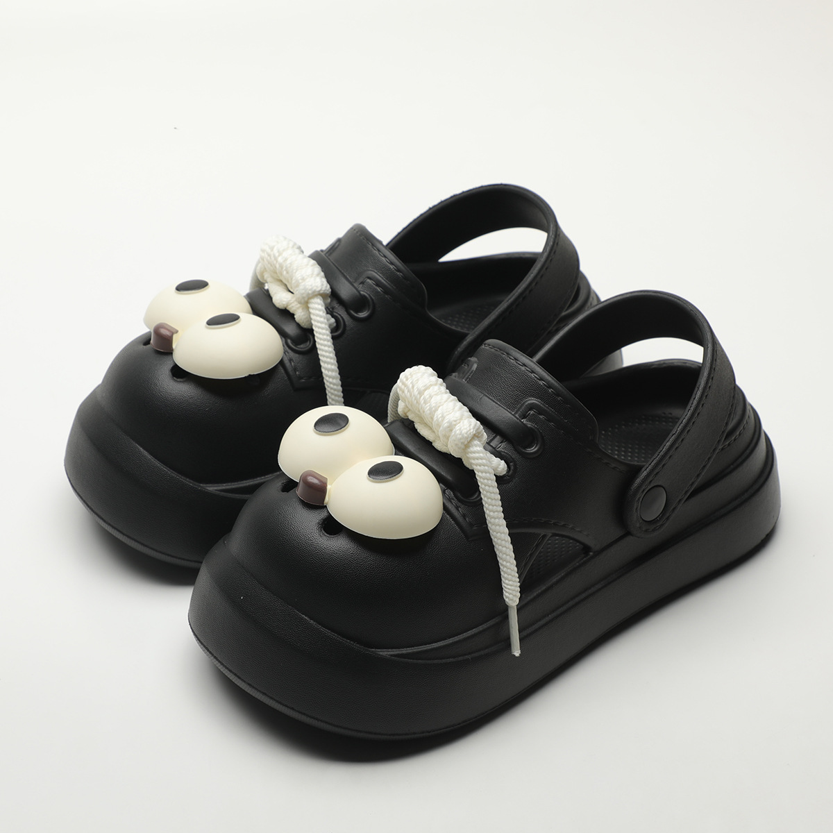 Cute DIY Big Eyes Fashion Clog - Street Fashion Girl reseña y precio