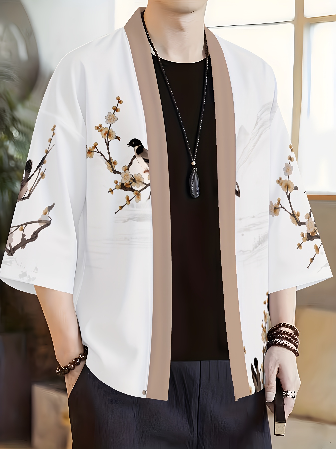 2026 Summer New Men's Kimono 3 - Street Fashion Style reseña y precio