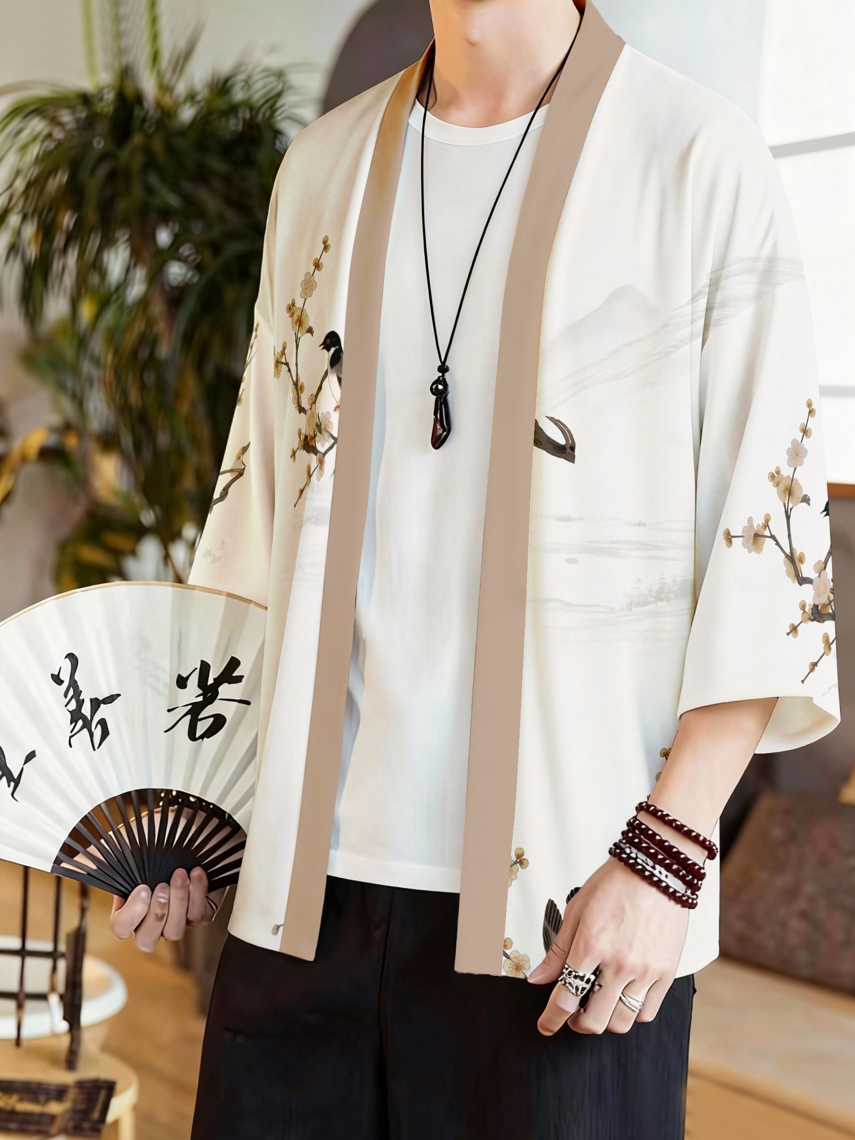2026 Summer New Men's Kimono 3 - Street Fashion Style reseña y precio