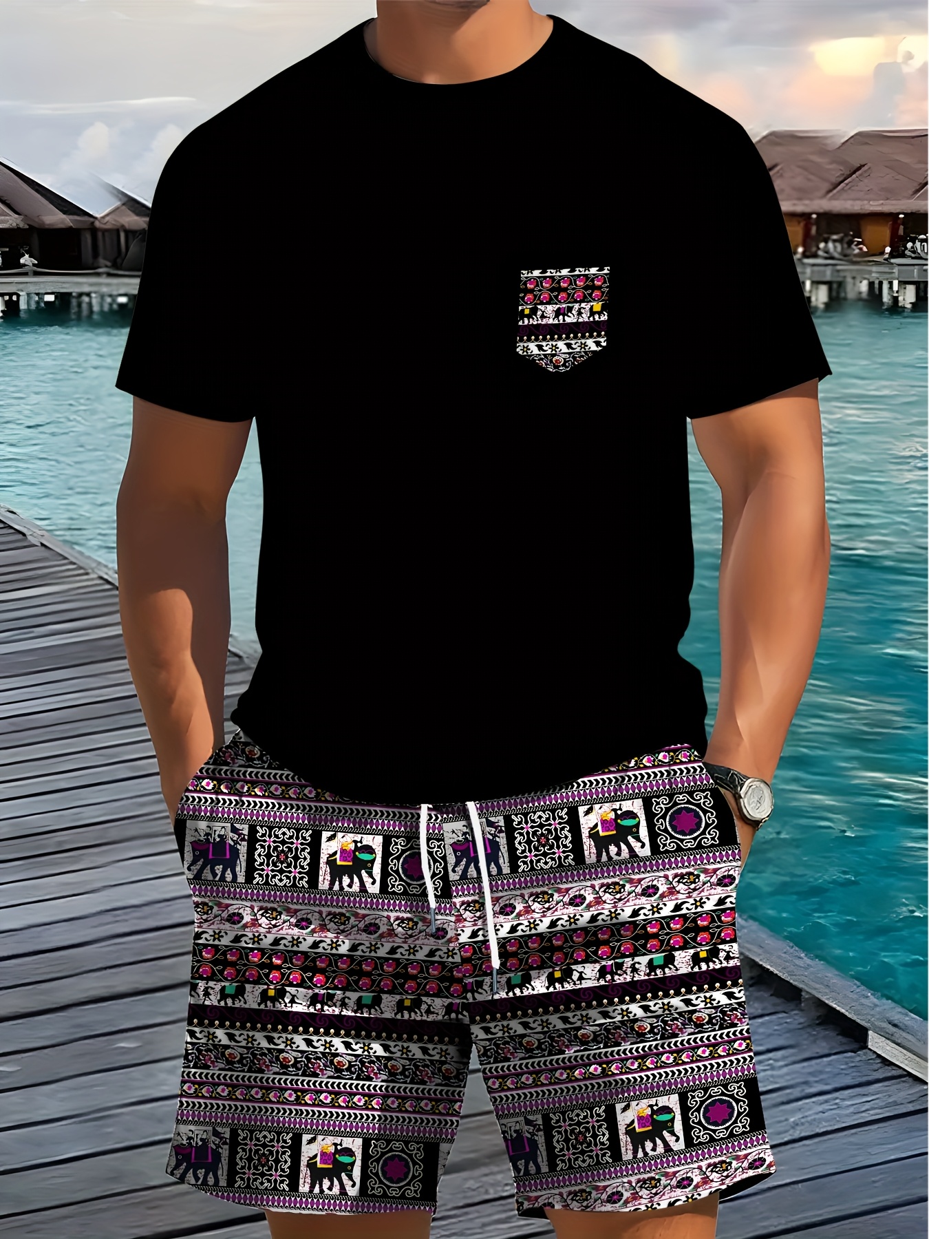 2026 Summer New Men's Short-Sl - Street Fashion Style reseña y precio