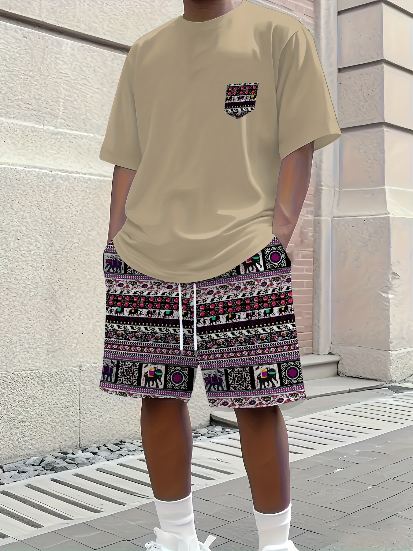 2026 Summer New Men's Short-Sl - Street Fashion Style reseña y precio