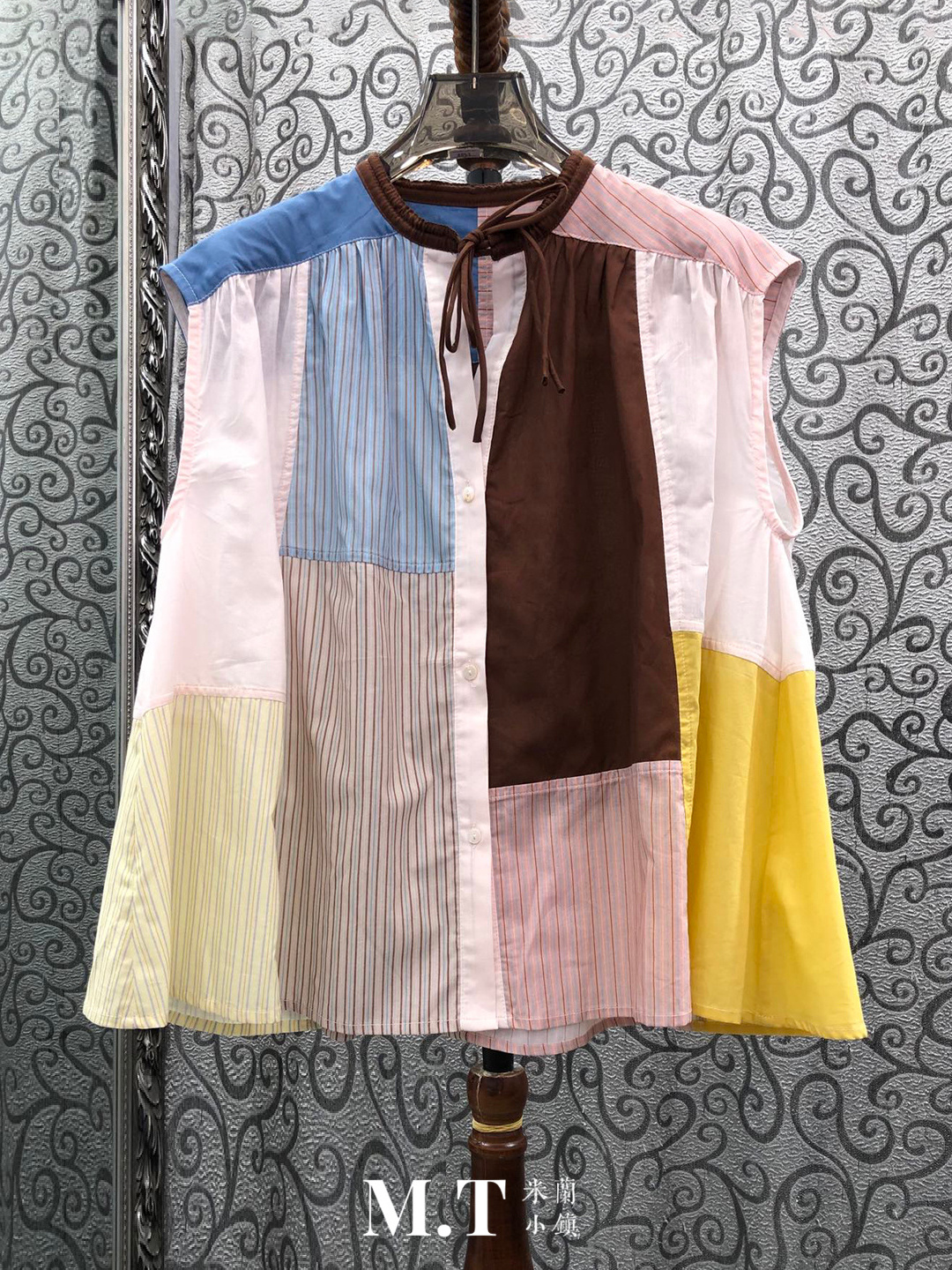 Loose Striped Color Block Slee - Street Fashion Of Milan reseña y precio