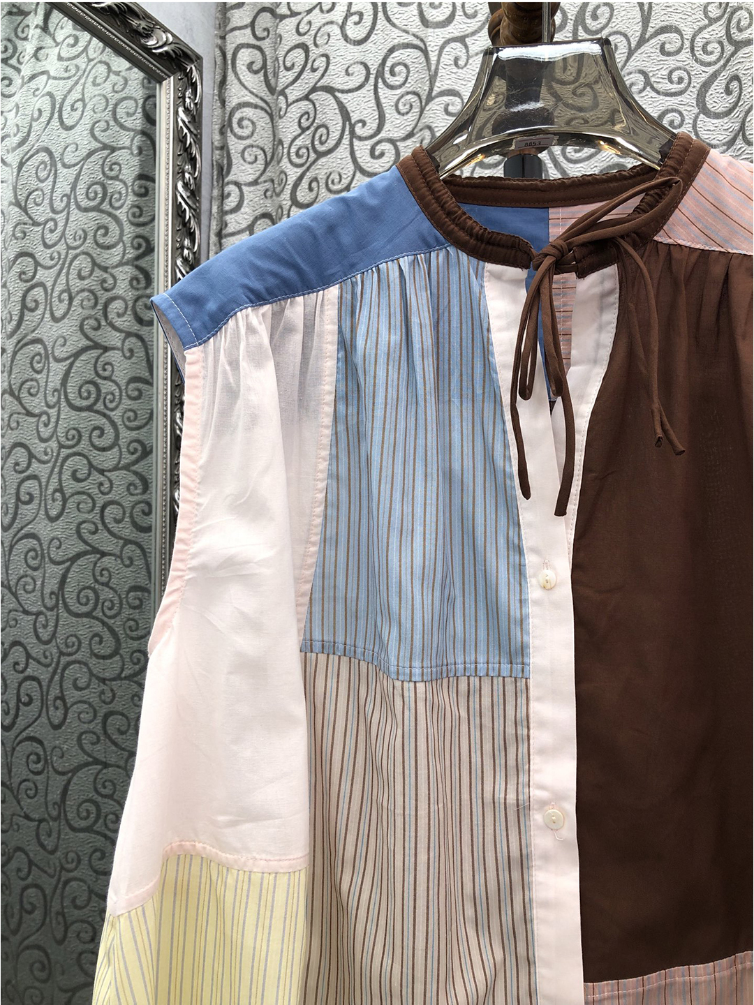 Loose Striped Color Block Slee - Street Fashion Of Milan reseña y precio