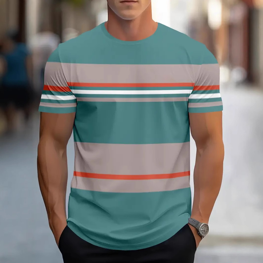 Fun Guy 3D Printed T-Shirt  Tr - Street Fashion For Short Guys reseña y precio