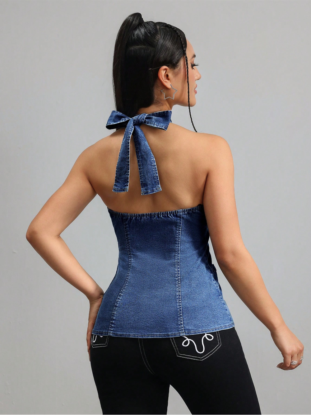 2026 new neck hanging sleevele - Street Fashion Girl reseña y precio