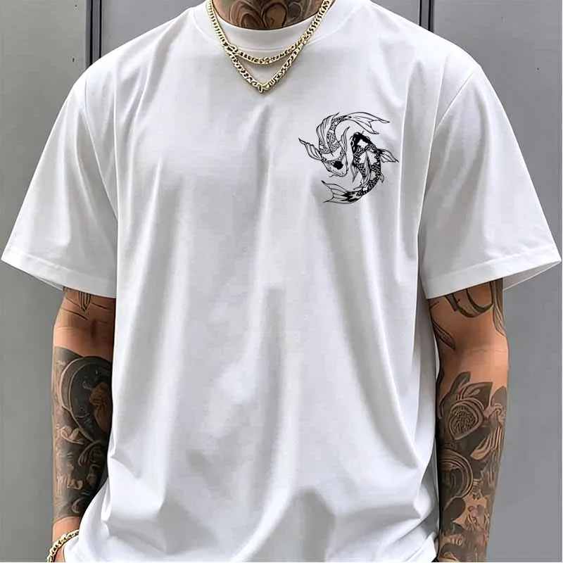 Japanese Style Koi Fish Print  - Street Fashion In Japanese reseña y precio