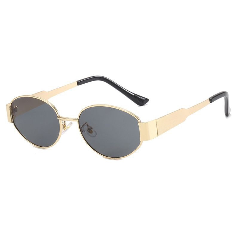 Sunglasses Fashion Oval Sungla - Street Fashion Photo reseña y precio