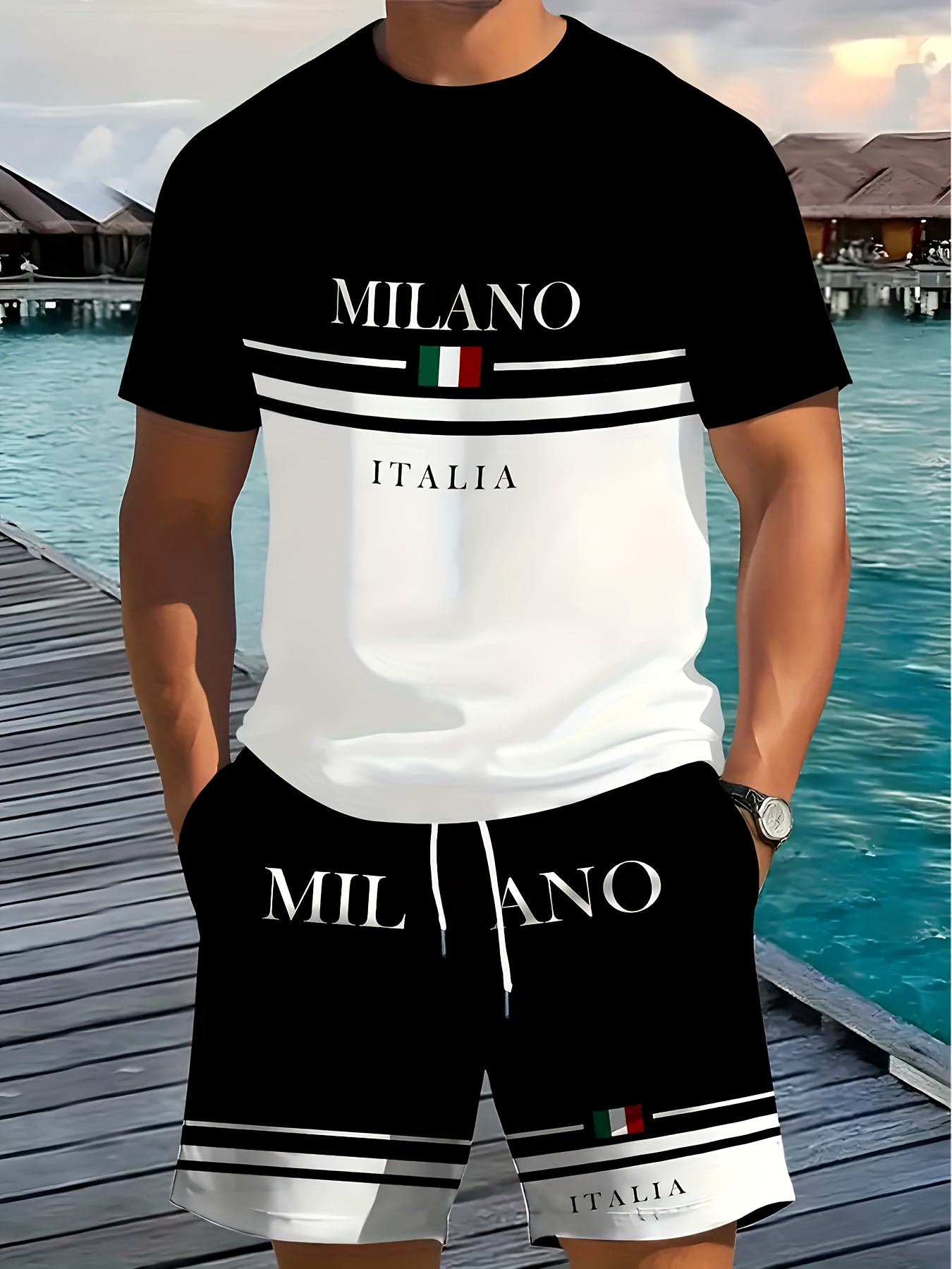 2026 Summer New Men's Short-Sl - Street Fashion Style reseña y precio
