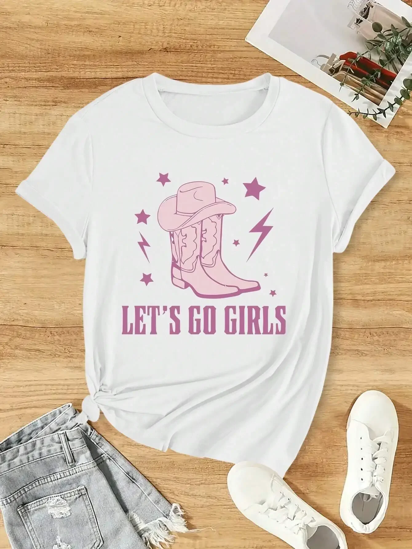 new model Women T-Shirt Vintag - Street Fashion China Models reseña y precio