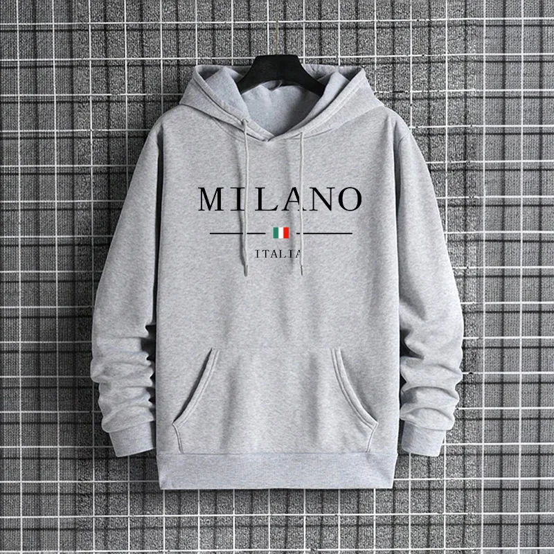 Italy Milan Fashion Men's Hood - Street Fashion Of Milan reseña y precio