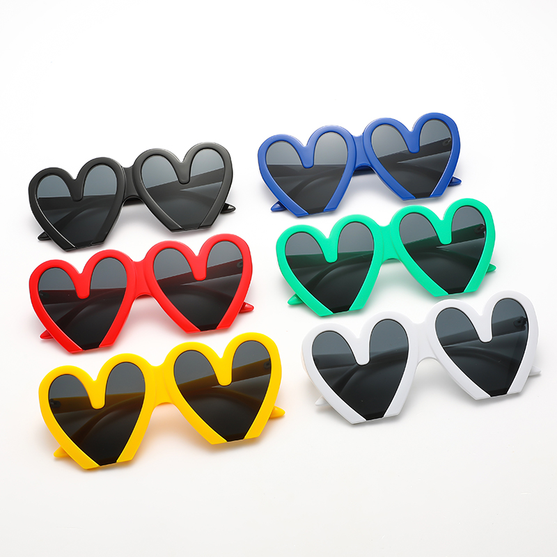 Fashion New Peach Heart Sungla - Street Fashion Photo reseña y precio