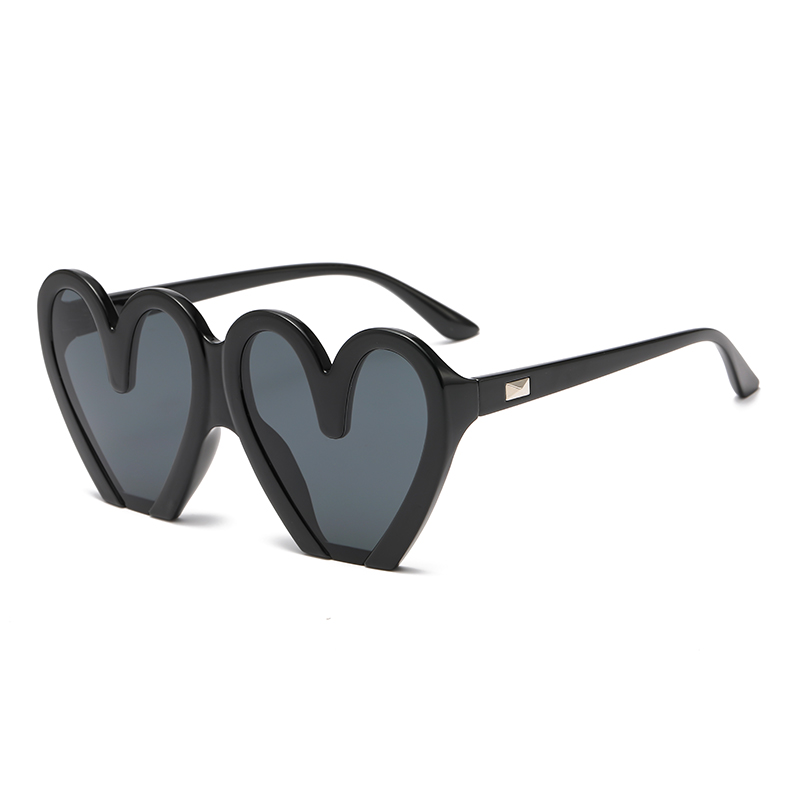 Fashion New Peach Heart Sungla - Street Fashion Photo reseña y precio